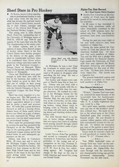 Sherf Stars In Pro Hockey